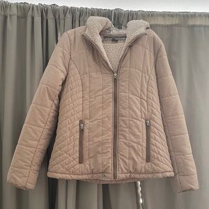 Kenneth Cole Reaction Light Tan Puffer Jacket